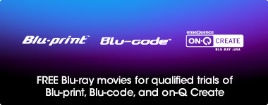 FREE Blu-ray movies for qualified trials of Blu-print, Blu-code, and on-Q Create