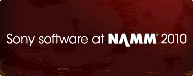 Sony software at NAMM 2010