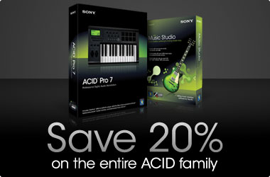 Save 20% on the entire ACID family
