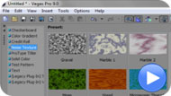 Working with Media Generators in Vegas Pro Software