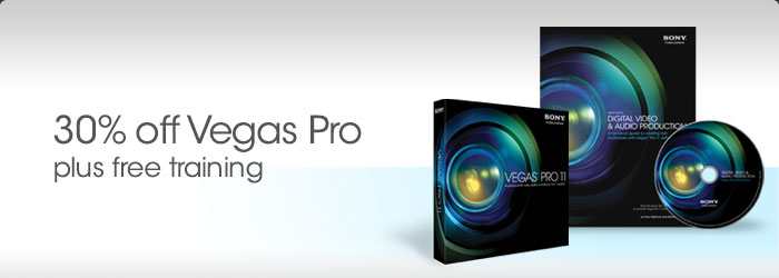 Vegas Pro 30% off plus free training