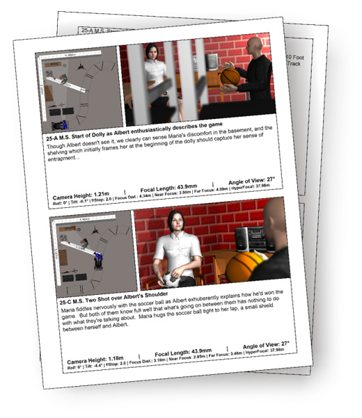 FrameForge Storyboard Software Pro and Core