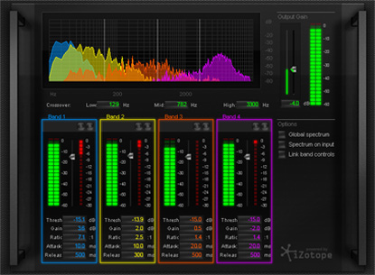 Mastering and Repair Suite powered by iZotope