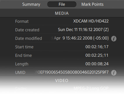 View and edit metadata