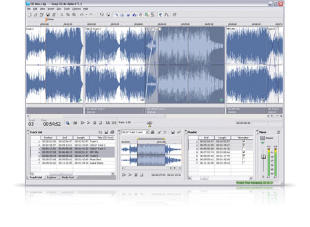 Create professional CDs from beginning to end.