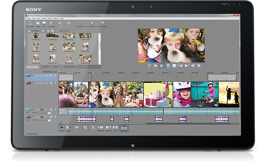 تنزيل SONY Movie Studio 13.0 Build 189 لتصميم وتعديل واخراج الفيديوهات اصدار نهائى