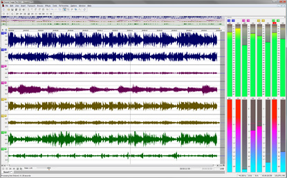 Multichannel file editing and processing