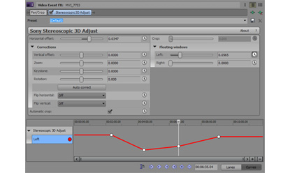 Stereoscopic 3D adjustments