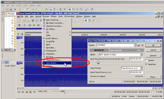 Sound Clip Editing Program