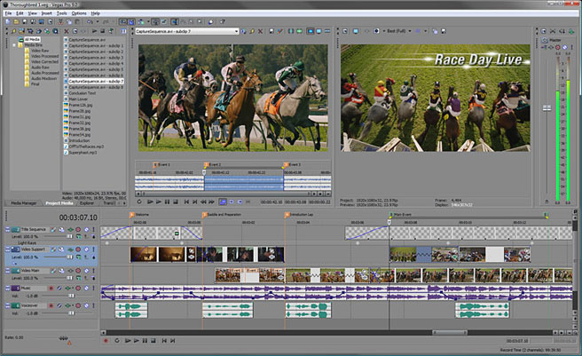 Vegas Pro 9 offers h.264 codec for video compression built in to this video editing program