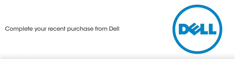 Complete your recent purchase from for Dell