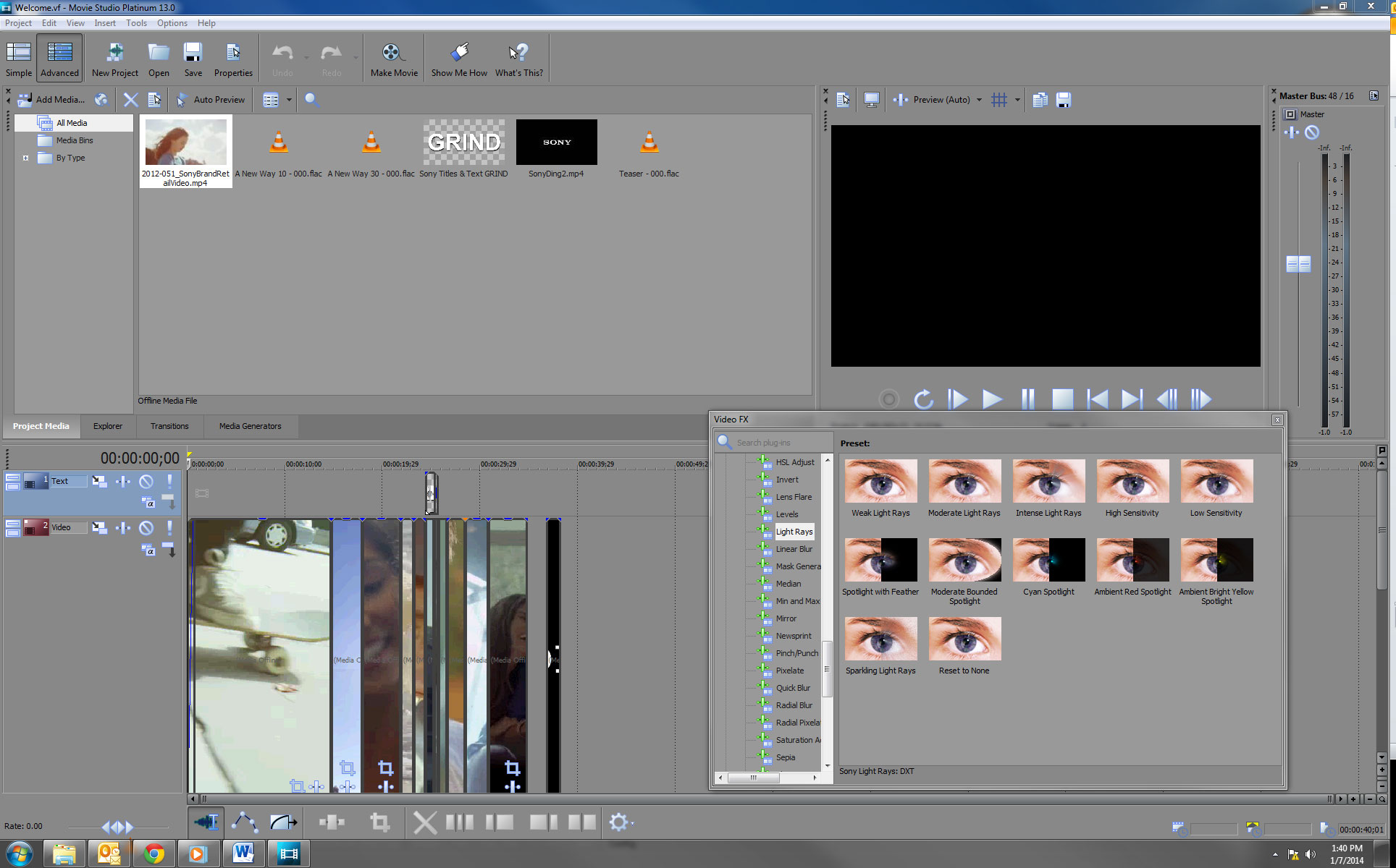 Two modes to match your experience level and needs in Movie Studio 13 ...